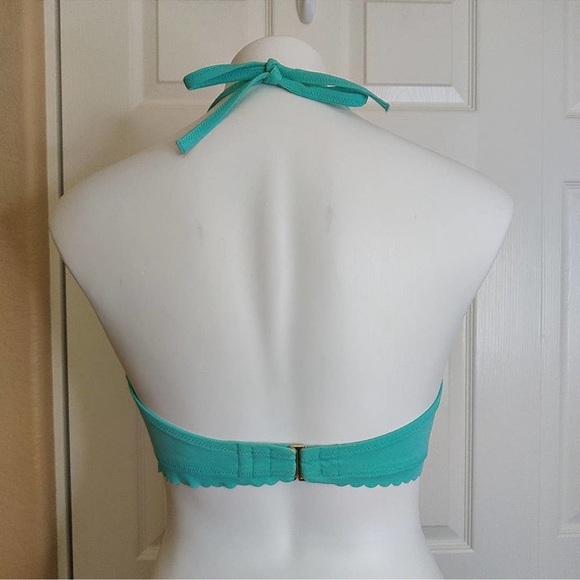 Turquoise Victoria’s Secret halter bikini top LIKE NEW - Picture 4 of 5
